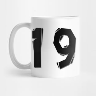 1987 year | simple black Mug